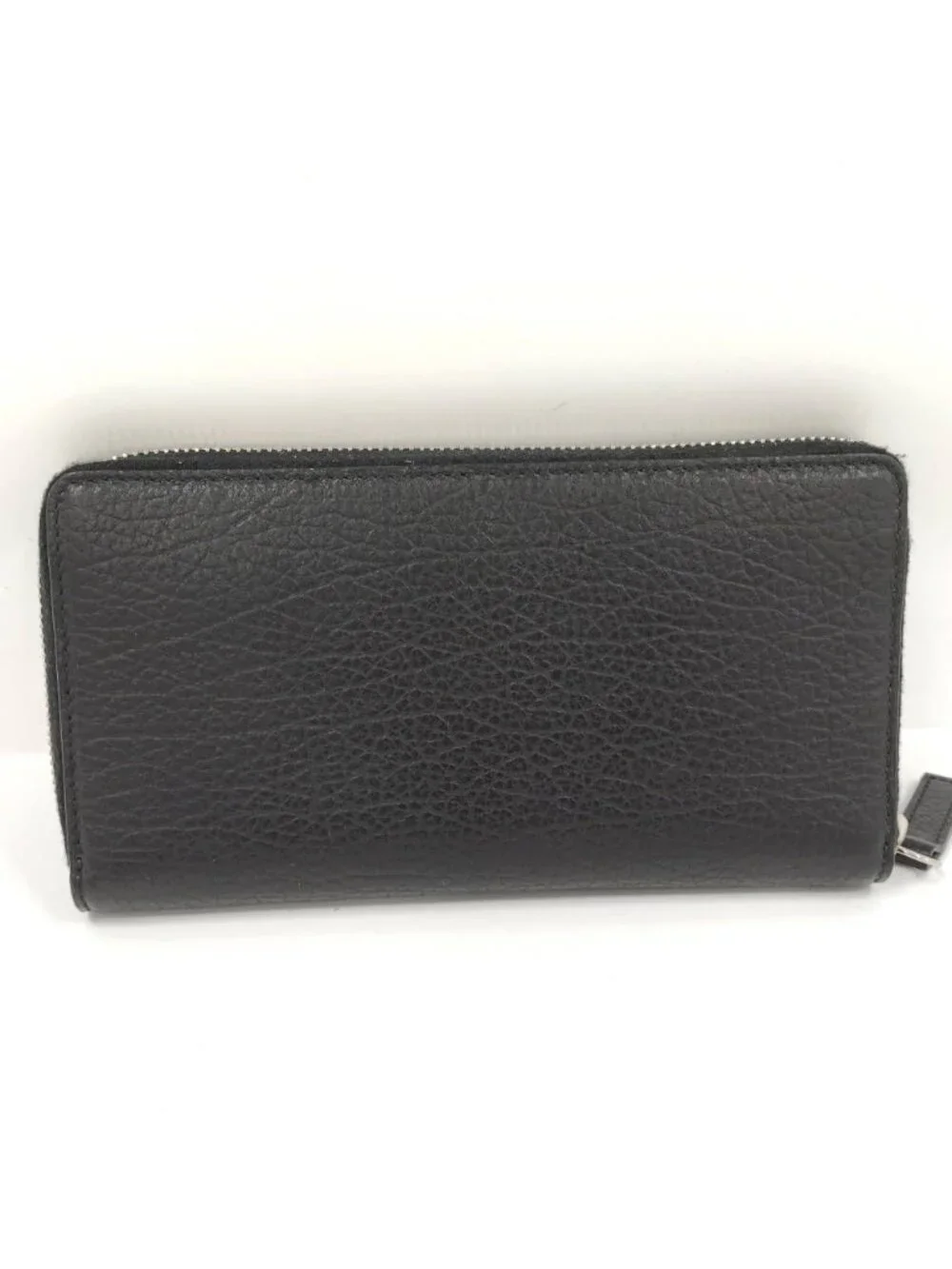 Gucci Double Zip Around Wallet Leather Black